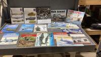 FLAT OF BOOKS ABOUT WW2 AIRCRAFT + TANKS, HOLOCAUST, GERMAN INFANTRY, SS