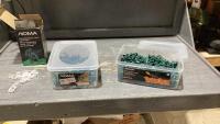 (3)CONTAINERS OF CHRISTMAS LIGHT CLIPS