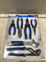 MASTERCRAFT PLIERS & WRENCH SET 6PCS