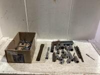 SHOP BOX OF MIXED - SOCKETS, DRILL BITS, MISCELLANEOUS