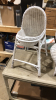 WICKER DOLLY BASSINET + WICKER CHAIR - 2