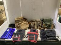SHOP BOX W/ MIXED TOOL BAGS & SOCKET ORGANIZER?