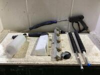 SHOP BOX OF PRESSURE WASHER PARTS