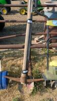 Bundle w/ pick axe, spade & hoe