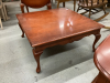 ROXTON -SQUARE COFFEE TABLE,MATCHING END TABLE + DROP LEAF TABLE