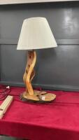 DRIFTWOOD TABLE LAMP W/ SHADE