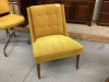 GOLD VELVET OCCASIONAL CHAIR - 2