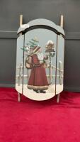 DECOR SLEIGH W/ SANTA