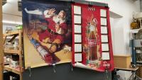 COLLECTION OF VINTAGE POSTERS - COCA-COLA THEMED AND OTHER MISC
