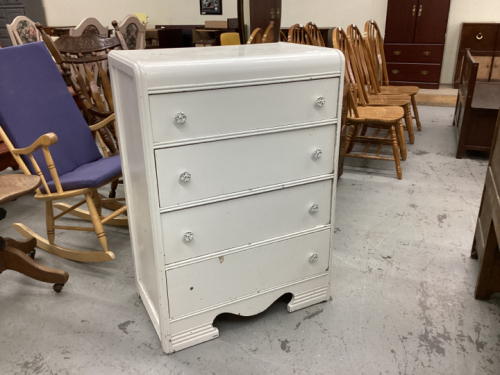 HAMMOND 4 DRAWER DRESSER PAINTED WHITE