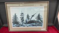 DUCKS UNLIMITED SPECIAL EDITION FLYING BALD EAGLE PRINT