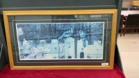 BLUE JAYS W/ WOODEN FRAME
