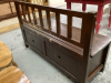 ENTRY WAY BENCH WITH STORAGE - 3