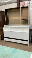 3 DRAWER DOUBLE BED LOWER FRAME W/ HEADBOARD