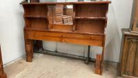 DOUBLE/QUEEN SIZED HEAD BOARD W/ METAL FRAME