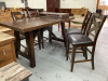 TALL DINING TABLE W/4 CHAIRS