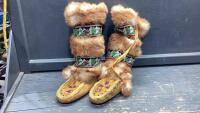 PAIR OF MUKLUKS