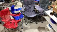 (3) FOLDING CAMP CHAIRS