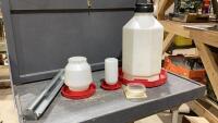 CHICKEN WATERERS/FEEDERS