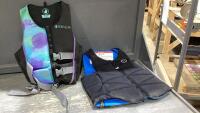 (2) LIFE JACKETS - HYPER LITE + BODY GLOVE