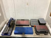 SHOP BOX OF MIXED BIT ORGANIZERS & MISCELLANEOUS