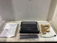 ALPINE 4-CHANNEL POWER AMPLIFER MRP-F250 W/ HAND SAW HANDLE