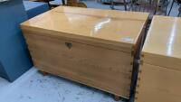 LARGE WOODEN CHEST