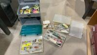 PLANO TACKLE BOX W/ 3 PULL OUT TRAYS AND CHEST