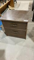 2 DRAWER END TABLE