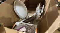 SHELF #11 - LIGHT FIXTURES AND BLINDS, BATHROOM FIXTURES