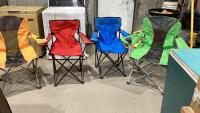 SHELF #16 - (4) FOLDING LAWN CHAIRS