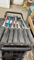 SHELF #18 - BASEBALL BATS, BACKPACK, LUNCH BAG, CRATE