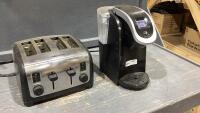 (2) ITEMS - BLACK + DECKER TOASTER + KEURIG COFFEE MAKER
