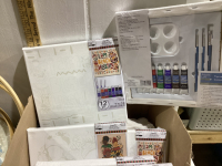 CANVAS PAINTING KITS-BLACK HISTORY, YARN, WOOD HOOPS