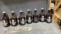 BOX (7) PISTON BROKE + NEWELL BREWING GROWLER JUGS