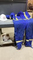 LINED PIONEER FR COVERALLS SIZE 3XL + HARD HAT