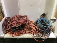 SHOP TOTE OF EXTENSION CORDS