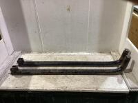 (2) TRAILER HITCH TRUNION BARS