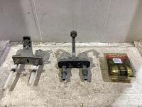 (2) WATER FAUCETS & GRESET DEADBOLT LOCK