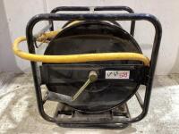 TURNABLE AIR PRESSURE HOSE REEL 3/8" FLEXIBLE HOSE