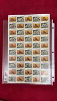 UNCUT SHEET OF STAMPS - INDIGENOUS 10 ENT