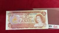CANADA $2 BILL - 1974