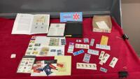 COLLECTION OF STAMPS FROM AROUND THE WORLD - MOST ARE NEW