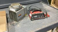 FLAT W/CAST AIR PUMP + EVERSTART SMART CHARGER
