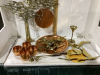 BRASS TREES,BIRDS,TRAY - 2