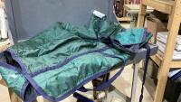 GREEN LIGHTER LINED HORSE BLANKET