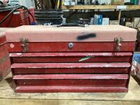 SHOP TOOL BOX W/ CONTENTS