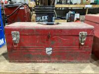 SHOP BEACH TOOL BOX W/ CONTENTS
