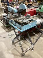 TARGET TILEMATIC CUTTING SAW W/ 4-WHEEL STAND