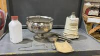 WESTFALIA CREAM SEPARATOR W/ INSTRUCTION BOOKLET AND A CALF BOTTLE